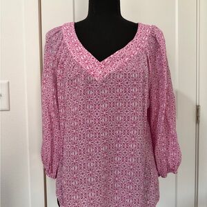 Counterparts Pink Floral Blouse